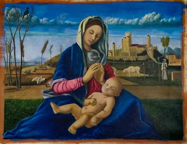 painting Copy Madonna of the meadow 2023