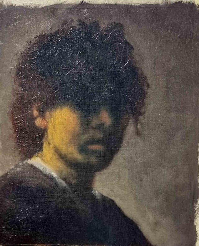 painting Copy Rembrandt self portrait 2022