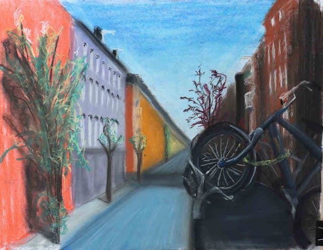 painting Eerste Helmersstraat Amsterdam 2023